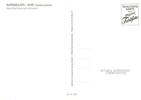 Ahrweiler Ahr Niederhutstra?e – Bild 2