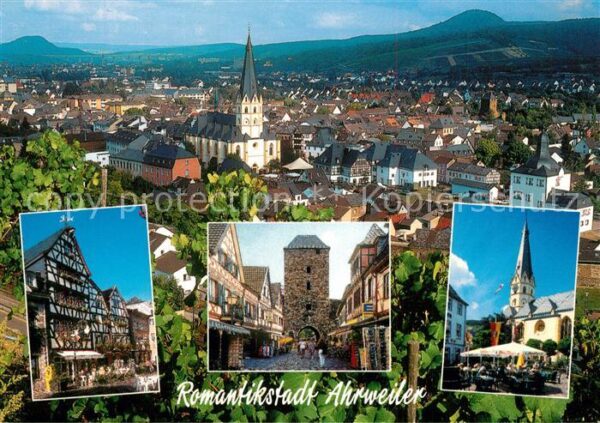 Ahrweiler Ahr Panorama Stadttor Marktplatz Kirche Fac