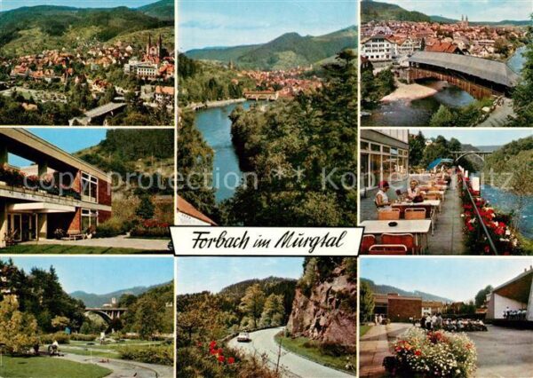 Forbach Baden Panoramen Kurkonzert Holzbr?cke