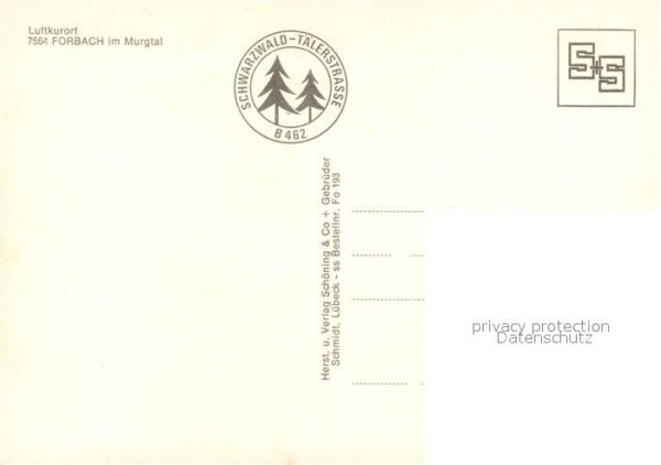 Forbach Baden Kurpark Alte Holzbr?cke Kurhaus Murg Mi – Bild 2