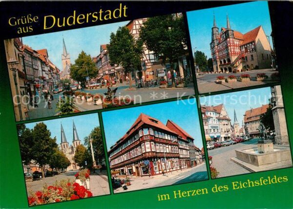 Duderstadt Rathaus Kirche Brunnen