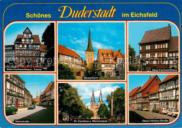 Duderstadt Altes Fachwerkhaus Tanne Westerturm Cyr