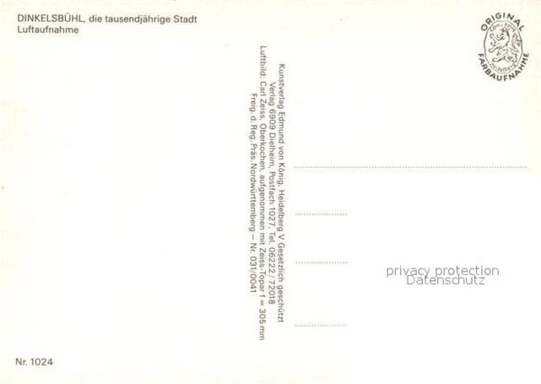 Dinkelsbuehl Fliegeraufnahme – Bild 2