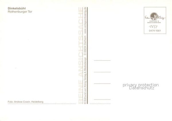 Dinkelsbuehl Rothenburger Tor – Bild 2
