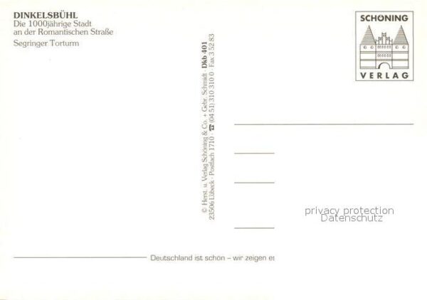 Dinkelsbuehl Segringer Torturm – Bild 2