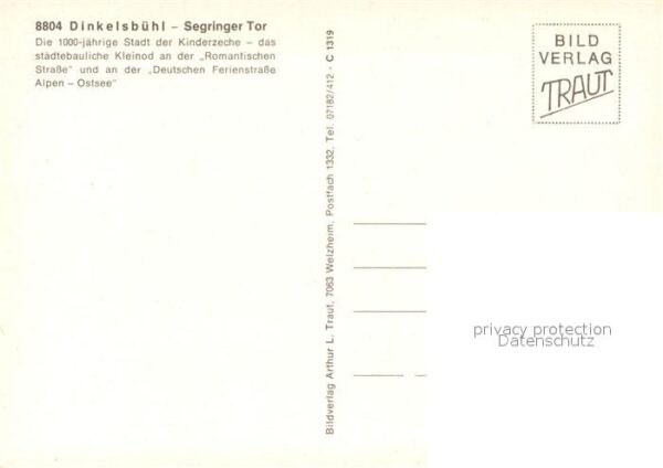 Dinkelsbuehl Segringer Tor – Bild 2