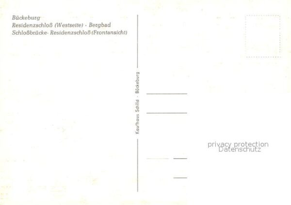 Bueckeburg Residenzschloss Bergbad Schlossbr?cke – Bild 2
