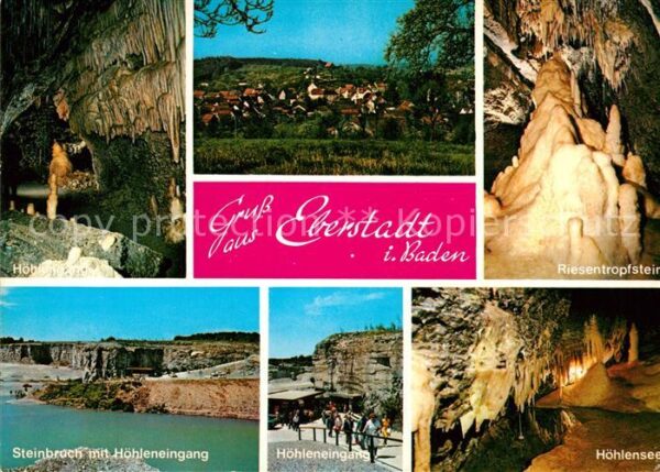 Eberstadt Baden Steinbruch H?hleneingang H?hlensee Ries