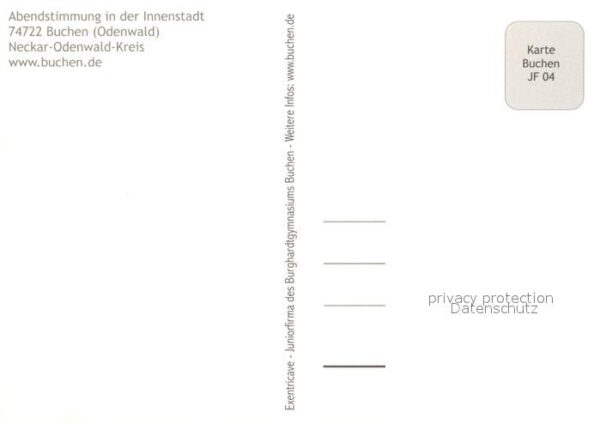 Buchen Baden Innestadt Abendstimmung – Bild 2