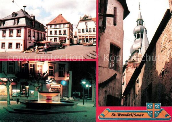 Wendel St Fruchtmarkt Domgässchen Schlossplatz