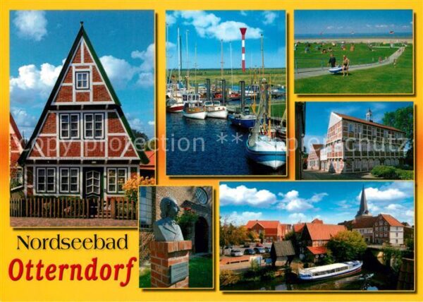 Otterndorf Niederelbe Hafen Lateinschule Strand