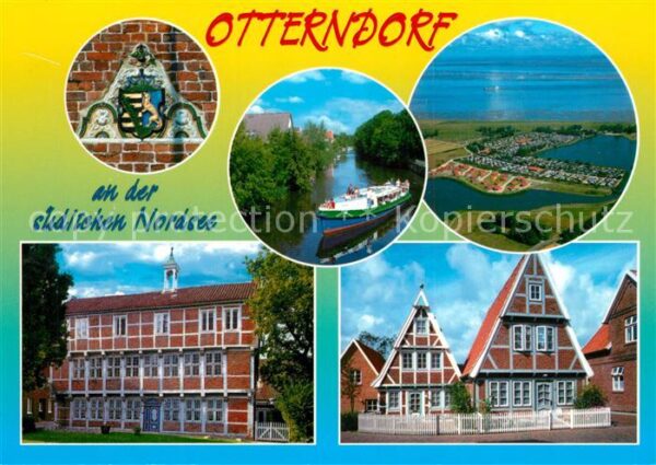 Otterndorf Niederelbe Fliegeraufnahme Lateinschule Voss Straß