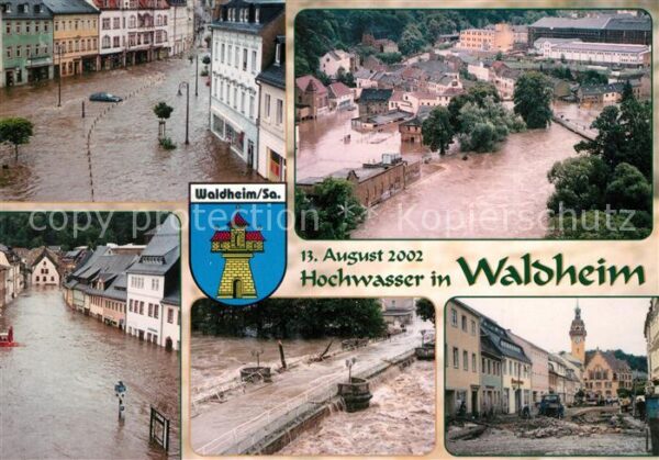 Waldheim Sachsen Hochwasser Zuchthaus Obermarkt Niederma