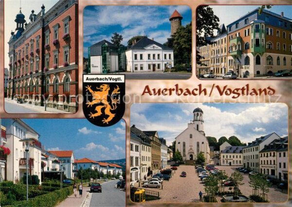 Auerbach Vogtland Rathaus Kaiserstraße Museum Lindenallee