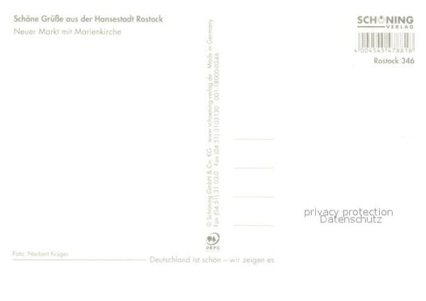 Rostock Neuer Markt Marienkirche – Bild 2