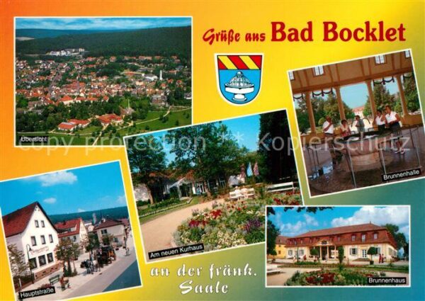 Bad Bocklet Fliegeraufnahme Hauptstraße Brunnenhaus