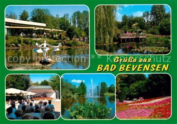Bad Bevensen Kurpark Konzerthalle Teich Tänzerinnen