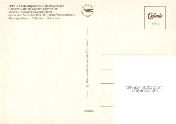 Bad Bellingen Rathaus Kurpark Thermalbad Trinkbrunnen – Bild 2