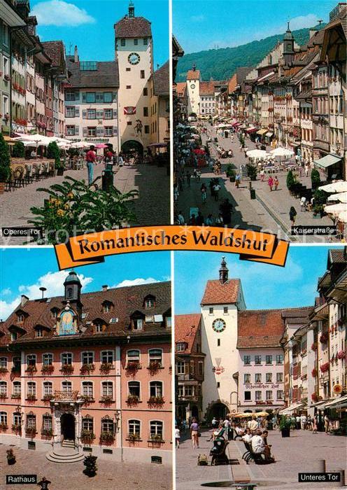 Waldshut-Tiengen Rathaus Oberes Tor Kaiserstraße Unteres