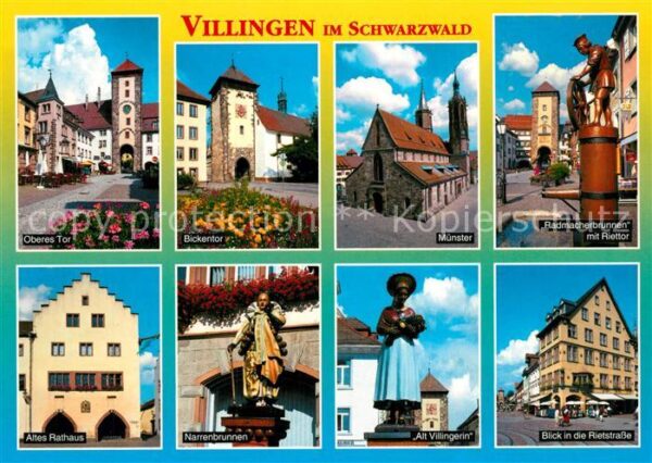 Villingen-Schwenningen Oberes Tor Bickentor Münster Radmacherb
