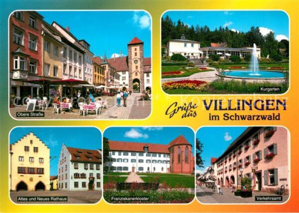 Villingen-Schwenningen Kurgarten Franziskanerkloster Verkehrsa