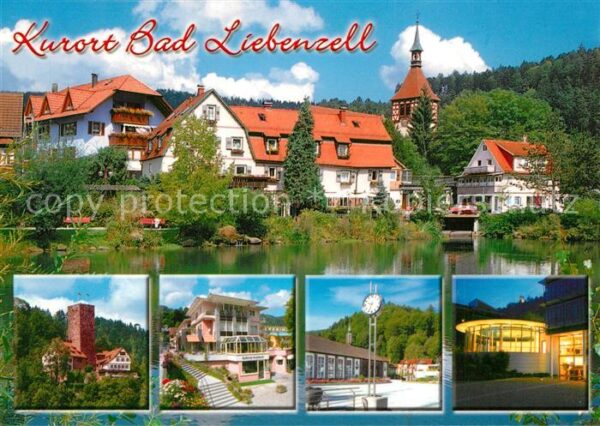 Bad Liebenzell Kirche Panorama Kurhaus Missionshaus Ku