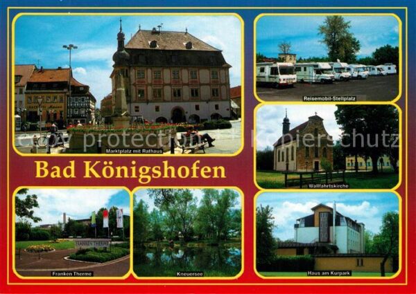 Bad Koenigshofen Marktplatz Rathaus Reisemobil Stellplat