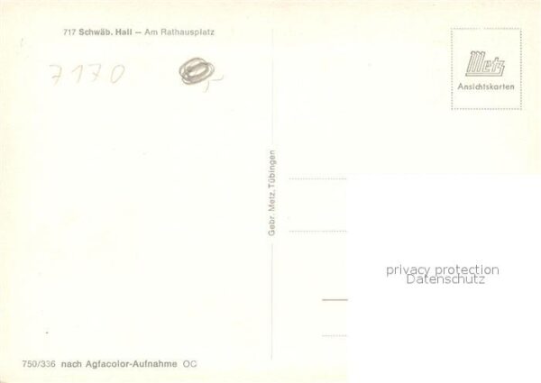 Schwaebisch Hall Rathausplatz – Bild 2