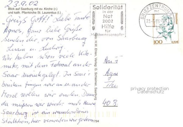 Saarburg Saar Pfarrkirche Sankt Laurentius Evangelisc – Bild 2