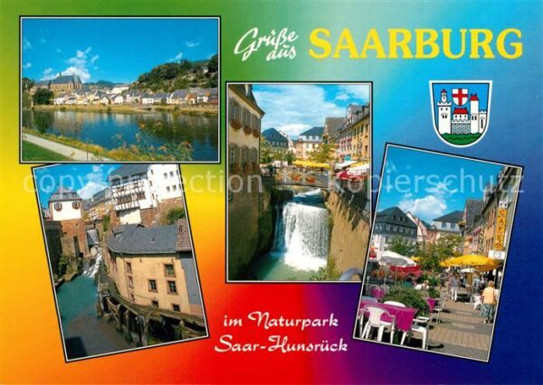 Saarburg Saar Stadtansichten Wasserfall