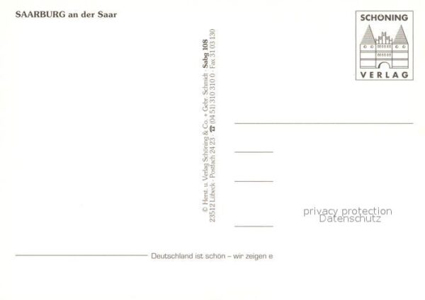 Saarburg Saar Stadtansichten Wasserfall – Bild 2