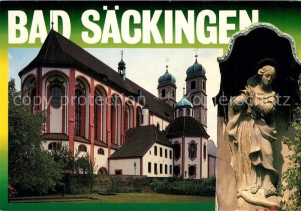 Bad Saeckingen Münster Statue