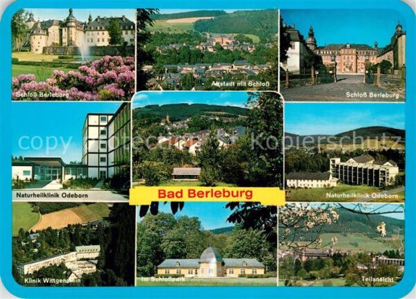 Bad Berleburg Schloss Altstadt Naturheilklinik Odebor