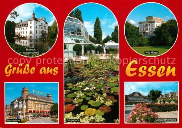 Essen Ruhr Borbeck Wasserschloss Villa Hügel Grupa