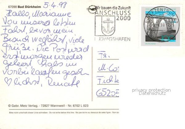 Duerkheim Bad Kirche Marktplatz Kuranlagen – Bild 2