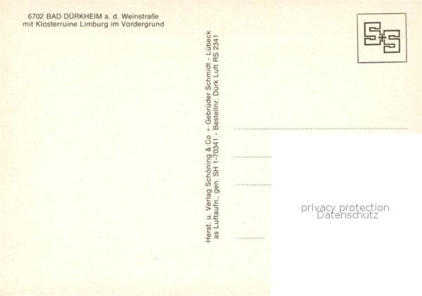 Duerkheim Bad Fliegeraufnahme Klosterruine Panorama – Bild 2