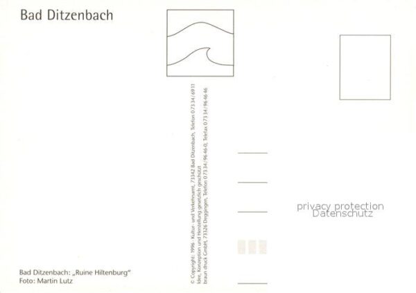 Ditzenbach Bad Ruine Hiltenburg – Bild 2