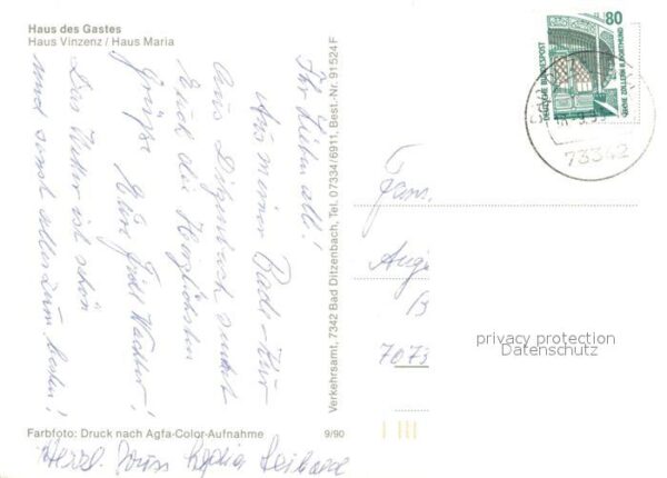 Ditzenbach Bad Haus Vinzenz Maria – Bild 2