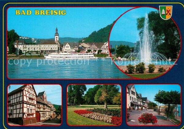 Breisig Bad Kurpark Fachwerk Panorama