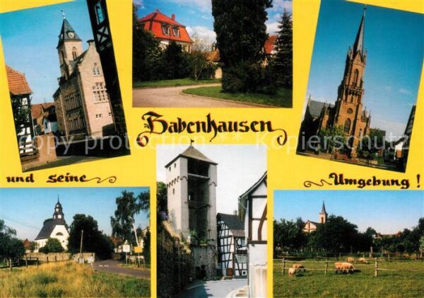Babenhausen Hessen Harpertshausen Rathaus Kirchen Jagdschl