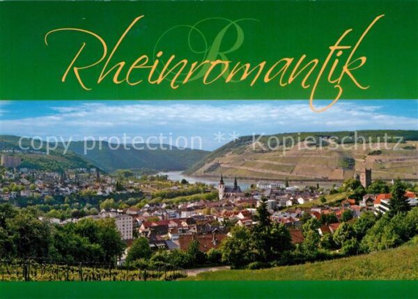 Bingen Rhein Burg Klopp Panorama