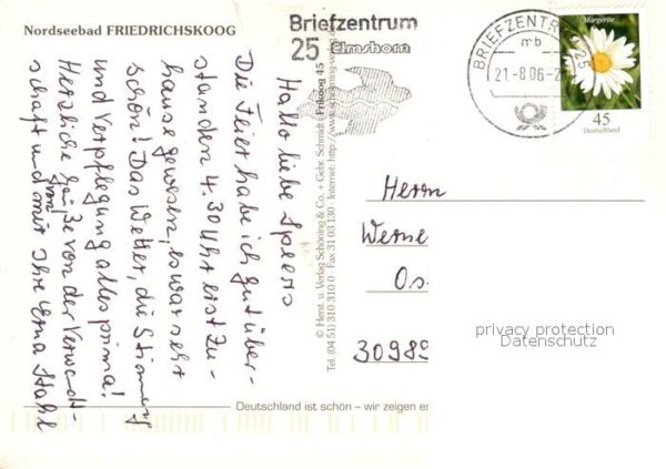 Friedrichskoog Nordseebad Hafen Strand Möwen – Bild 2