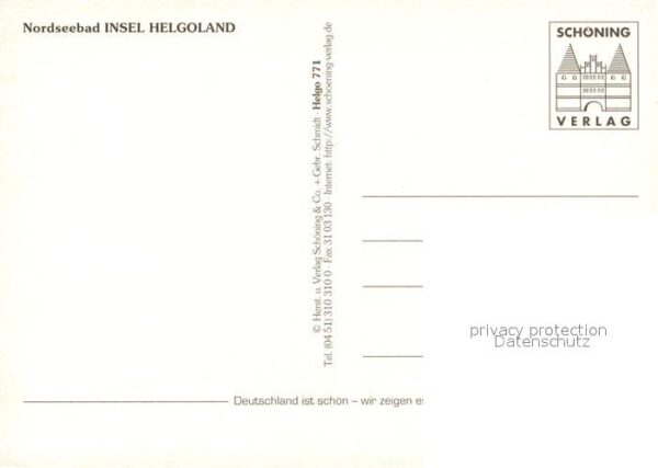 Helgoland Fliegeraufnahme Stadtansichten Hafe – Bild 2