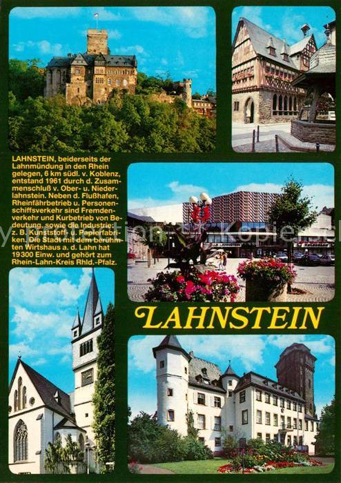 Lahnstein Schloss Martinsburg Burg Lahneck Chroni