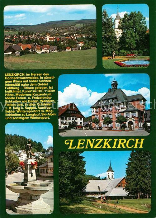 Lenzkirch Panorama Kurpark Rathaus Denkmal Kirche