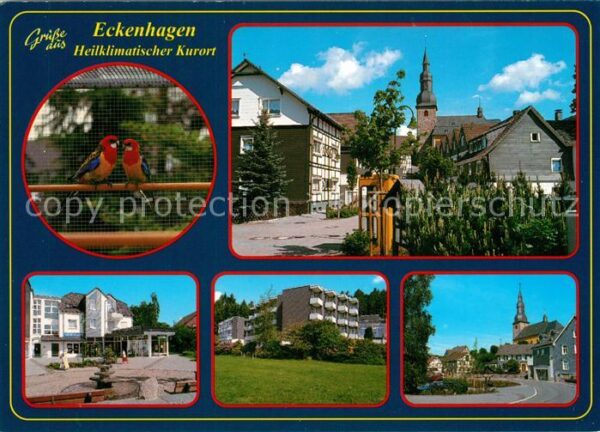 Eckenhagen Papageien Kirche Stadtansichten