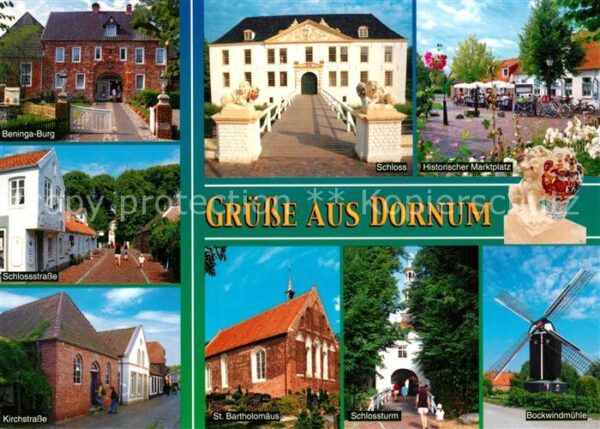 Dornumersiel Beninga Burg Schloss Marktplatz Kirchst