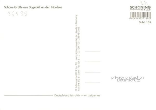 Dagebuell Fähranleger Fährschiff Kirche – Bild 2