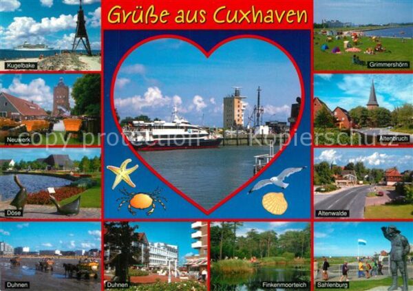 Cuxhaven Nordseebad Kugelbake Neuwerk Döse Duhnen Altenwald