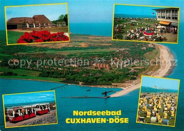 Cuxhaven Doese Nordseebad Fliegeraufnahme Strand Panoramen